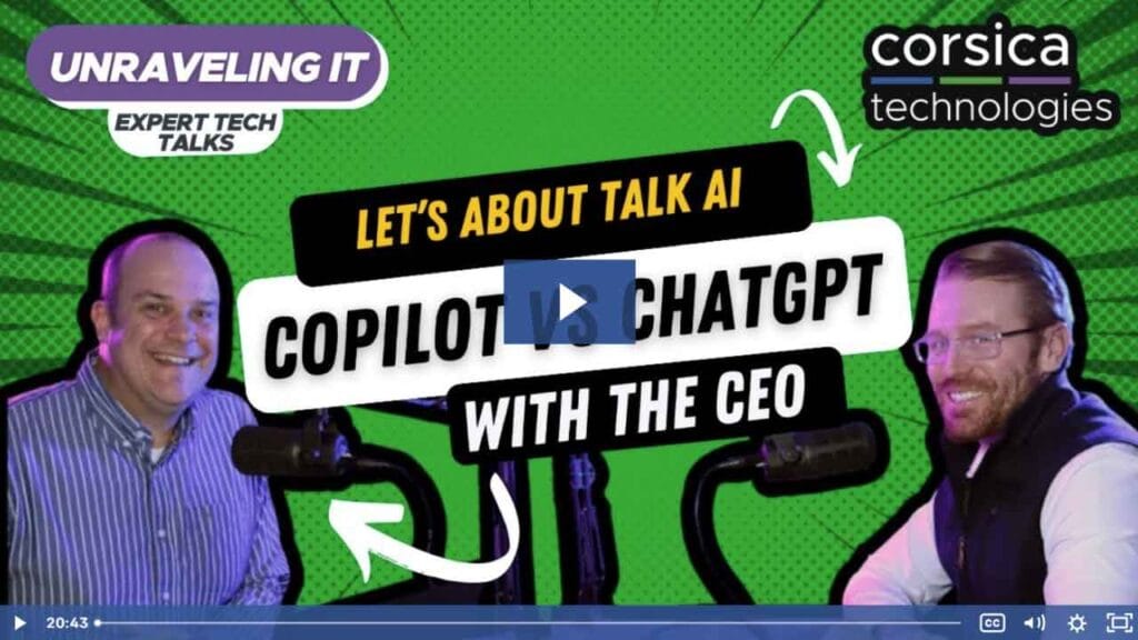 Microsoft Copilot vs ChatGPT Video - Corsica Technologies