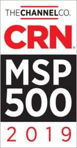 2019 CRN Solution Provider 500 logo.