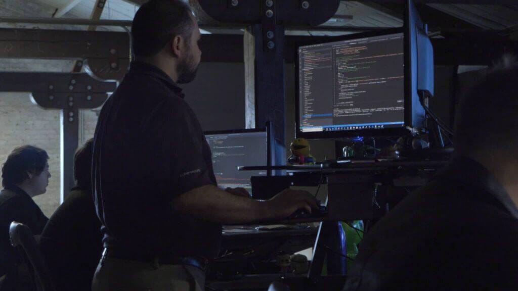 Employees working at SOC.