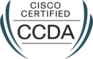 CISCO Certified CCDA logo.