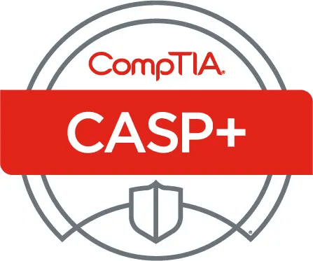 CompTIA CASP logo.