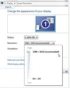 Screen Resolution Win 78.
