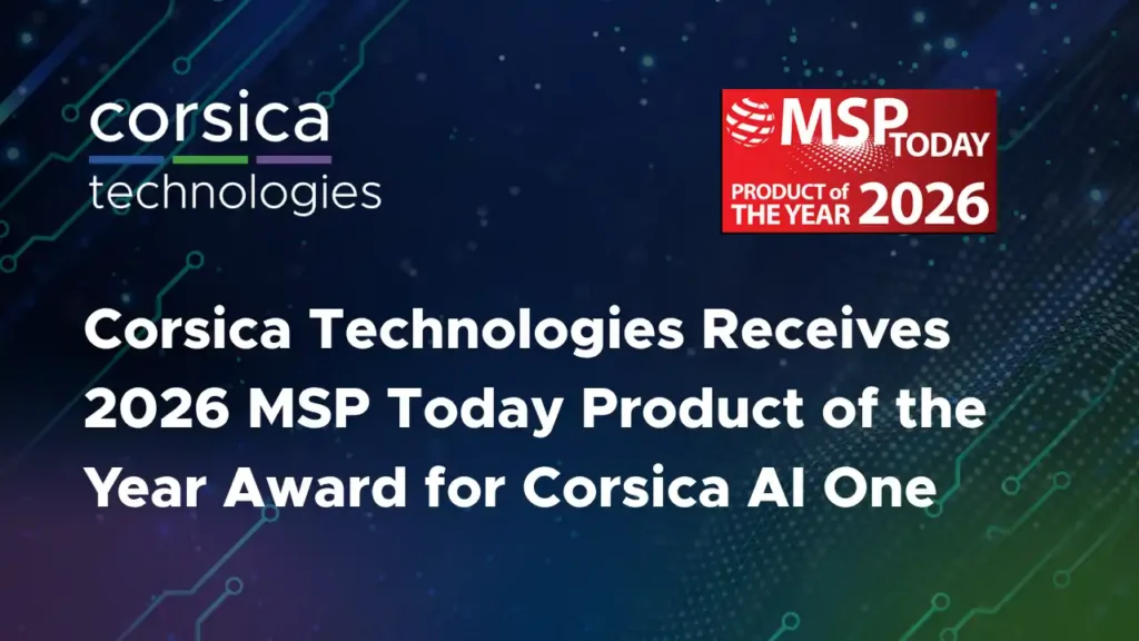 MSP Today PotY Award 2026 - Corsica AI One